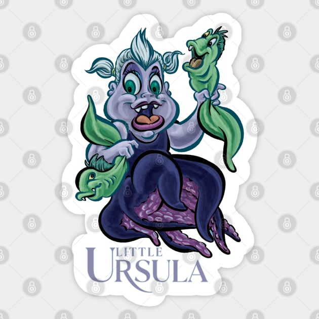 Little Ursula Sticker by majanation